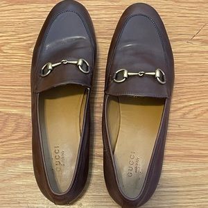 Brown Gucci Loafers
